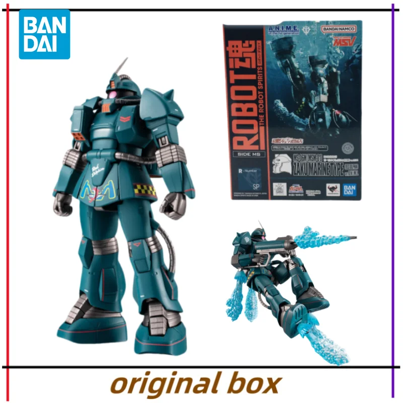 

Bandai Figure Model ROBOT Spirits MS-06M MSM-01 ZAKU MARINE TYPE Anime Toys Collectible Gift for Kids Genuine Brand New Unopened