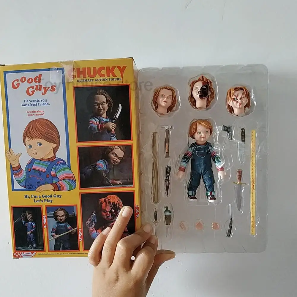 NECA Jason Freddy Krueger Voorhees Michael Myers Pennywise Uncharted Chucky Joker Action Figure Horror Doll
