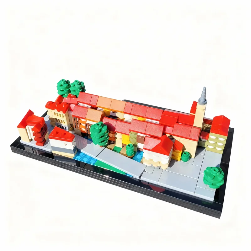 743 Piezas MOC Krämerbrücke Er - Kids Education In Germany reseña y precio