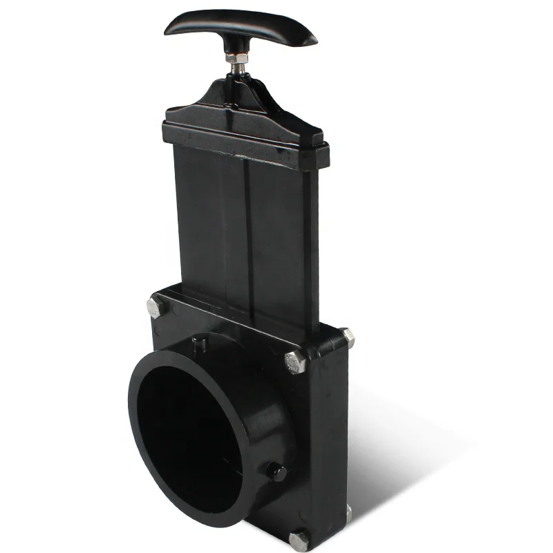 Motorhome Accessory 3 Inch Plastic PVC Knife Water Gate Drain Valve