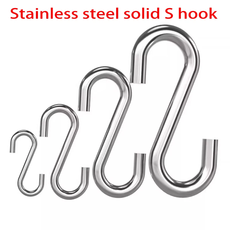 Anillos circulares de M3-M7 de acero inoxidable 304, anillo redondo soldado sólido, anillo de hierro, anillo de tracción para mascotas, red de pesca, colgador de anillos redondos