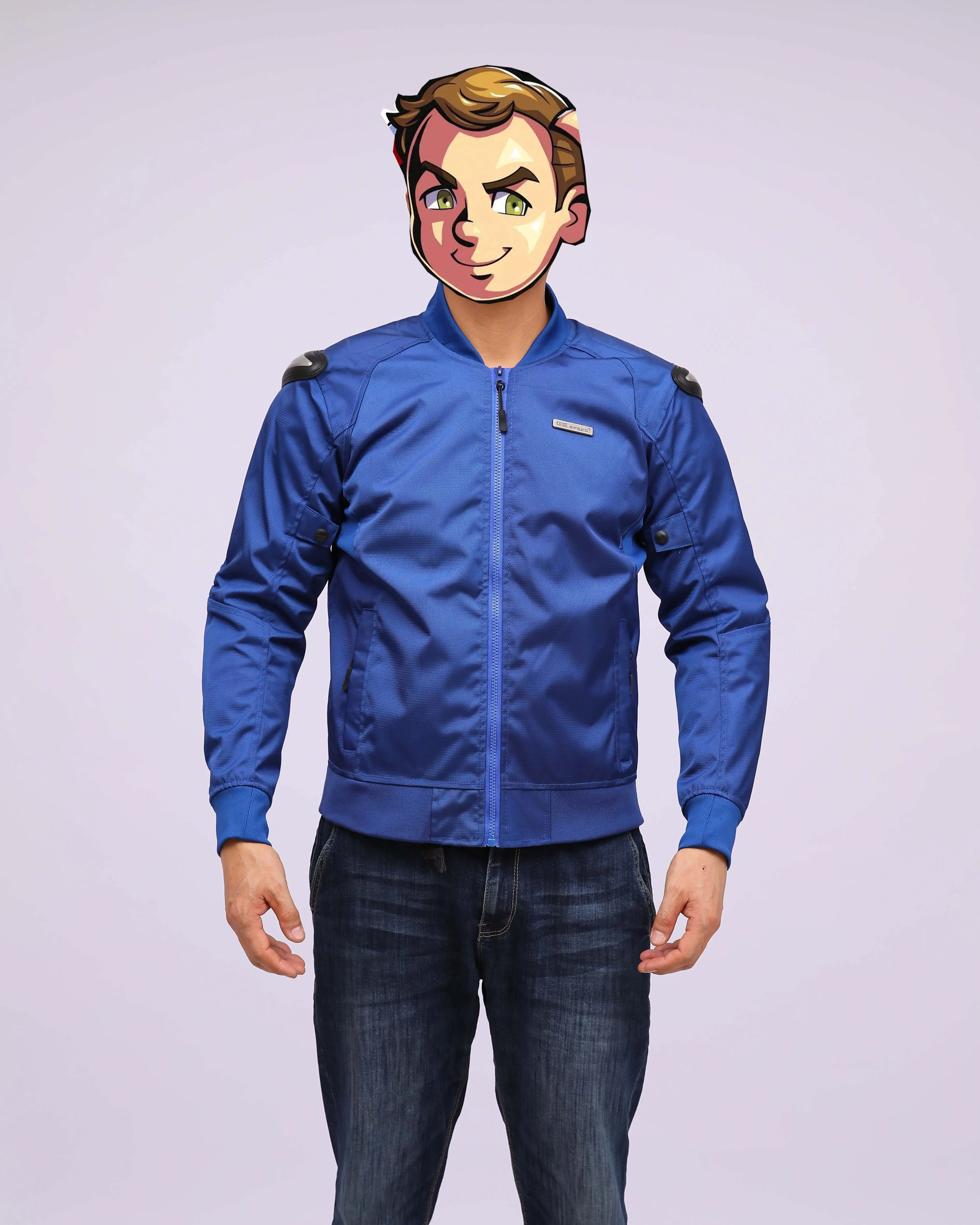 

Four Seasons Cycling Jacket Male Motorcycle Winter Windproof, Rain-proof and Fall-proof Racing Bike Jacket Casual Wear