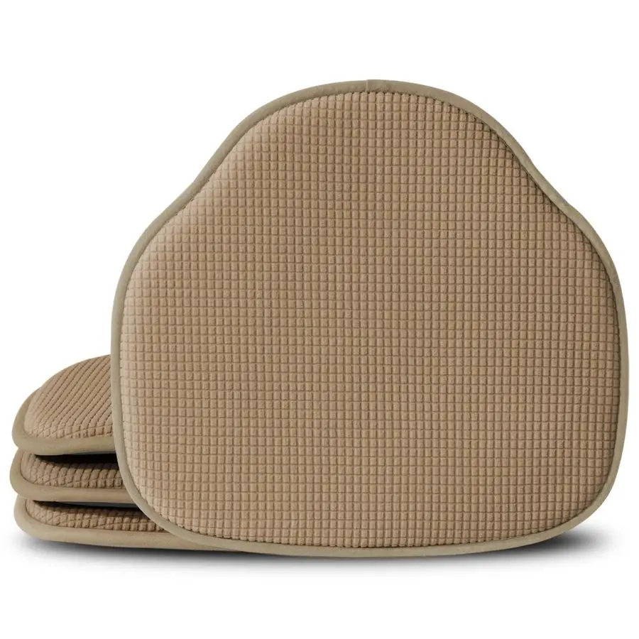 

Windsor Chair Cushions Set of 4, Farmhouse Kitchen Seat Cushions, Non Slip Chair Pads for Dining Room, 4 Pack, 17 x 15.5 inches