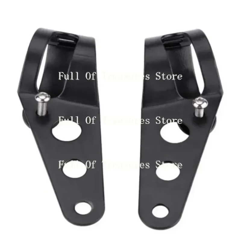 Motorcycle Headlight Mount Bracket Fork Ear Chopper Headlamp Holder Clamp Adjustable Motor Fork Mount 27-36mm 38-48mm Universal