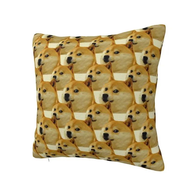 Shiba Inu Doge Cheems Meme Throw Pillow Covers Decor Home Kawaii Chair Cushion Square Pillowcase