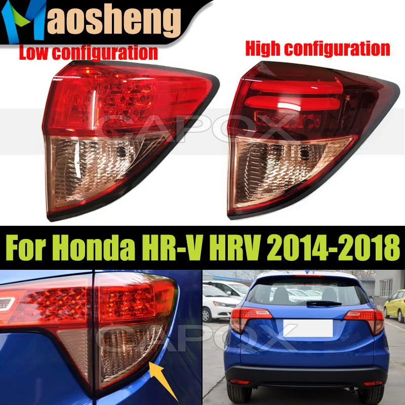 

Задний бампер, внешний задний фонарь, задний фонарь для Honda HR-V HRV 2014 2015 2016 2017 2018, стоп-сигнал, задние фонари, задний фонарь