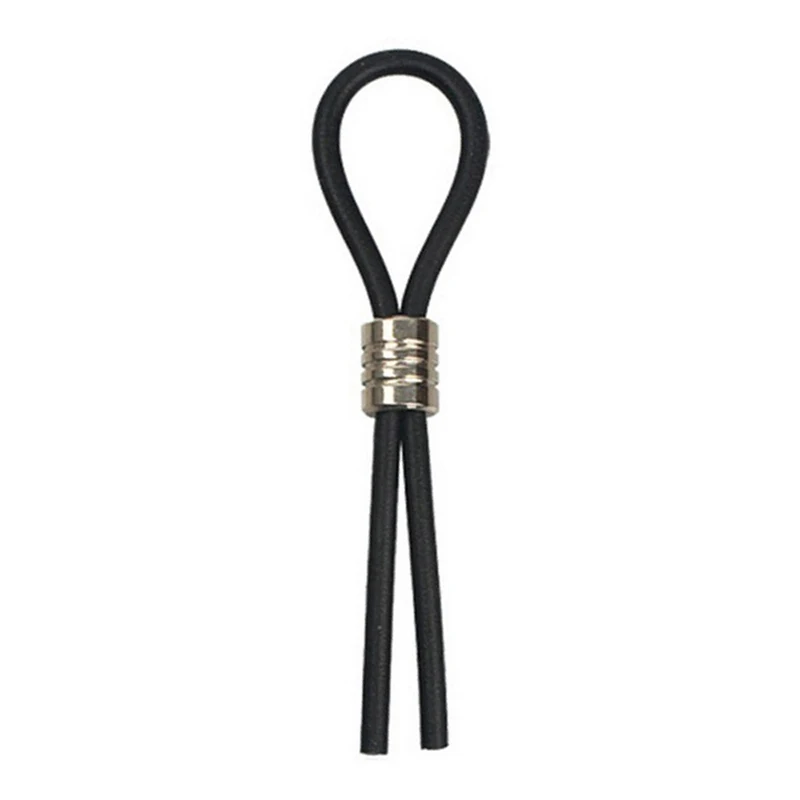Delay Ejaculation Rope Adjustable Penis Ring Sex Toys For Men Semen Silicone Ejaculation Delay Male Cockring Sex Adult Supplies