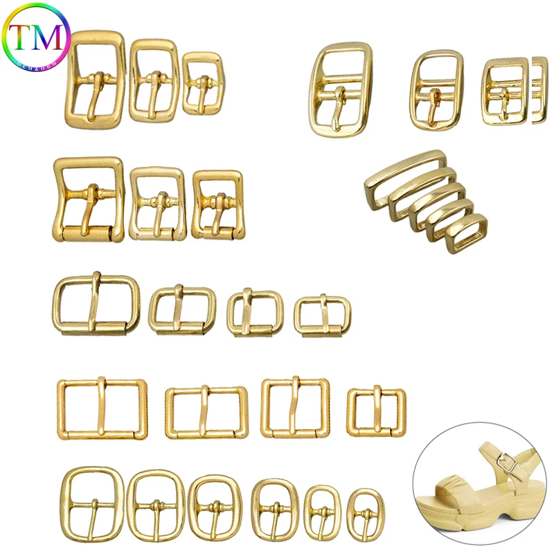 

10-50PCS Metal Pin Buckles Adjustable Slider For Shoulder Bags Strap Belt Slider Pin Buckles DIY Leather Craft Accessories