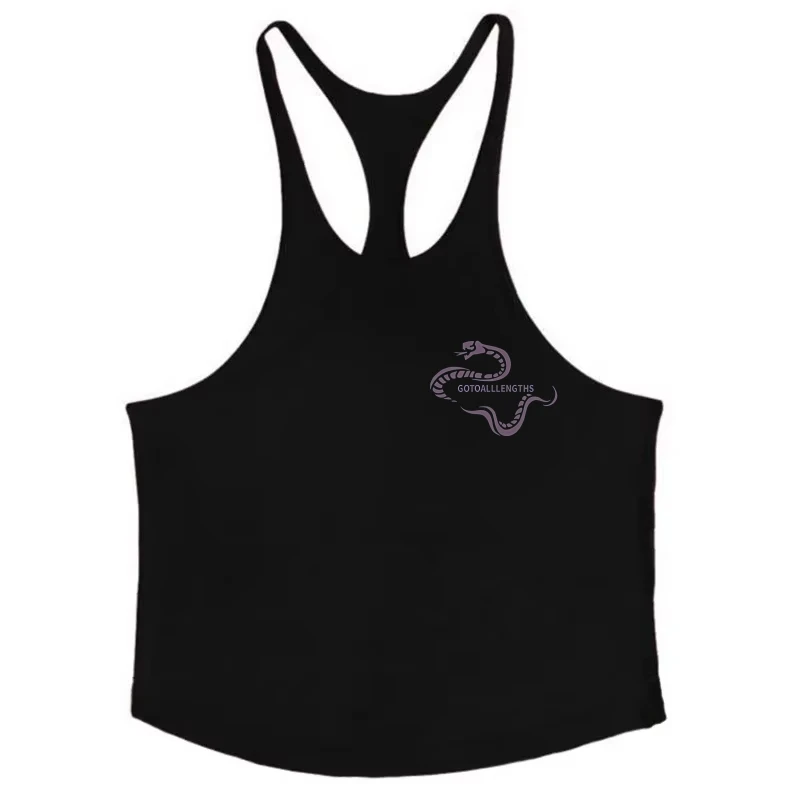 

Stringer Gym Tank, Snake - Inspired Fitness Vest, Structured for Intense Workout Muscle Gains