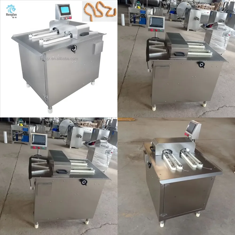 Dual-channel Line Tying Knot Machine Ham Binder Sausage Sausage Knotter Machine