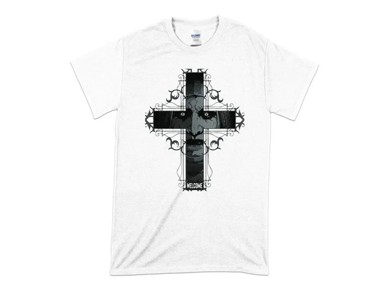 Horror Unholy Nun T-Shirt Men Women 100% Cotton Plus Size Oversized Summer Printed Casual Streetwear O-Neck Unisex Tees 43001