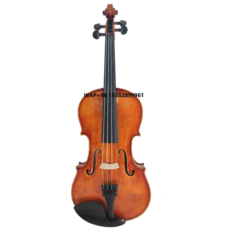 

High-End Customized European Workshop Sales Student Violin Handmade Del Gesu Stradivarius Model Professional Wood Maple