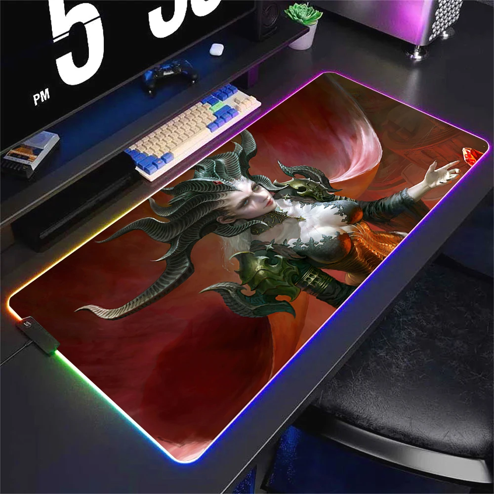 لوحة ماوس LED للألعاب ، كبيرة ، ملونة ، حصيرة مكتب ، كمبيوتر ألعاب ، XXL ، لوحة ماوس رائعة ، حصائر مضيئة ، إضاءة خلفية ، 900x400 #1