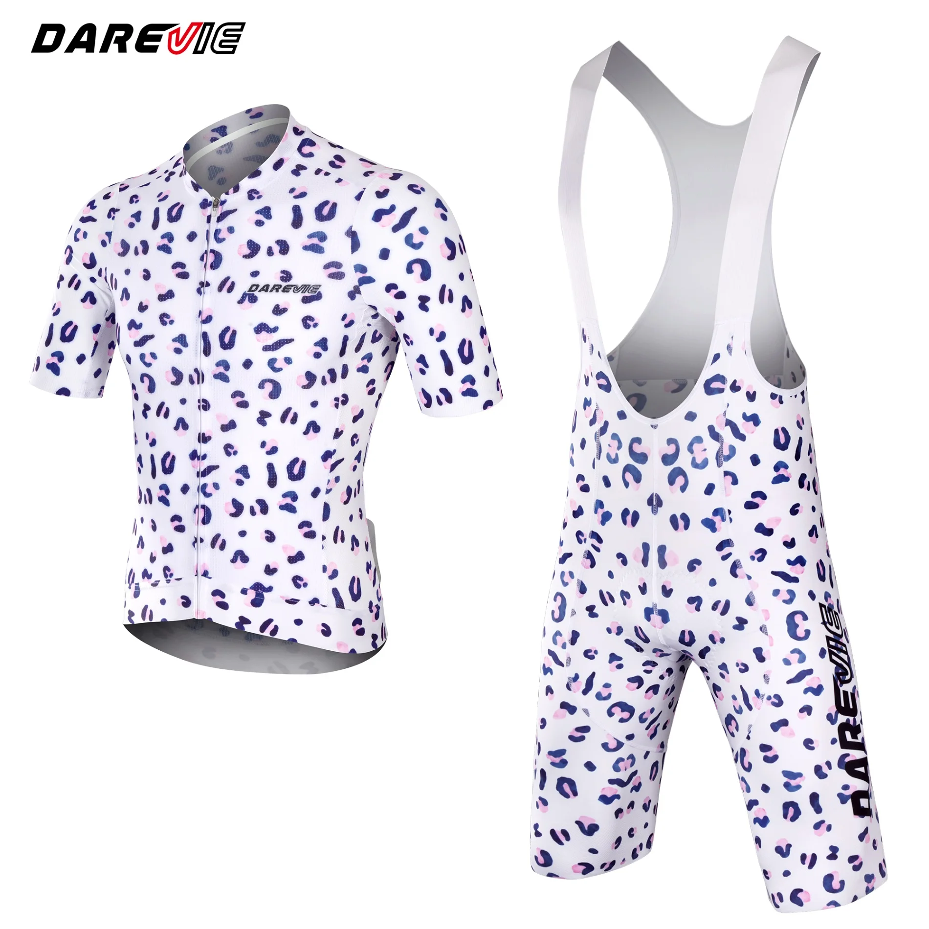 

DAREVIE Cycling Jersey Moisture-Wicking Anti-Slip Pro Level Men's Cycling Shirt Comfortable Mesh Light Soft Cycling Clothes Set