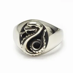 Fashion Creative Wizards Wizarding School Family Badge Snake Slytherin Role Playing Ring Men and Women Creative TrendGiftJewelry