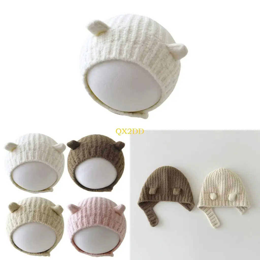 

QX2D Шапка для защиты ушей для малышей, удобные удобные шапки-ушанки для младенцев, для использования на открытом воздухе