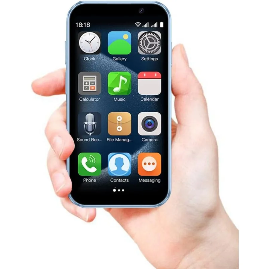 Mini Smartphone 3G Unlocked 3.0 Inch Dual Sim Face ID Best Gift for Phone Premium Child Small Student Pocket Cellphone 2+16GB B