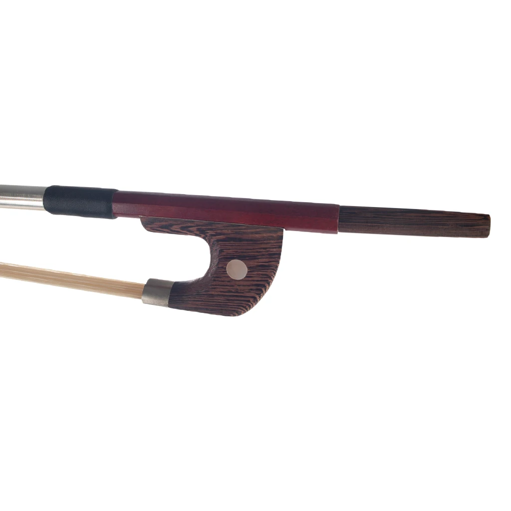 NAOMI 3/4 4/4 Size German Style Double Bass Bow Brazilwood Bow Students Bow Beginner Use With Wenge Frog