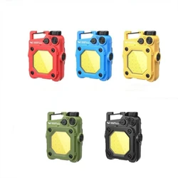 SMILING SHARK Flashlight Magnetic Clothe Clip Running Lights Outdoor Strong Light Camping Lantern with Power Indicator