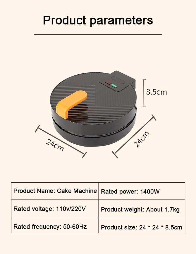 DMWD 110V/220V elektryczna maszyna do pączków jajka pieczenie ciasta gofry śniadaniowe automatyczna maszyna do robienia do naleśników