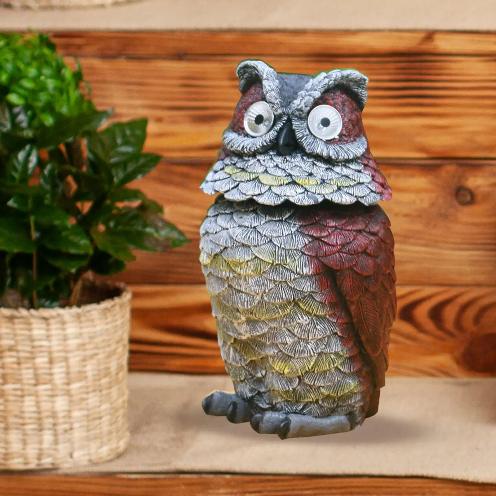 

Owl Solar Night Light Crafts Owl Solar Lights for Courtyard Backyard Garden