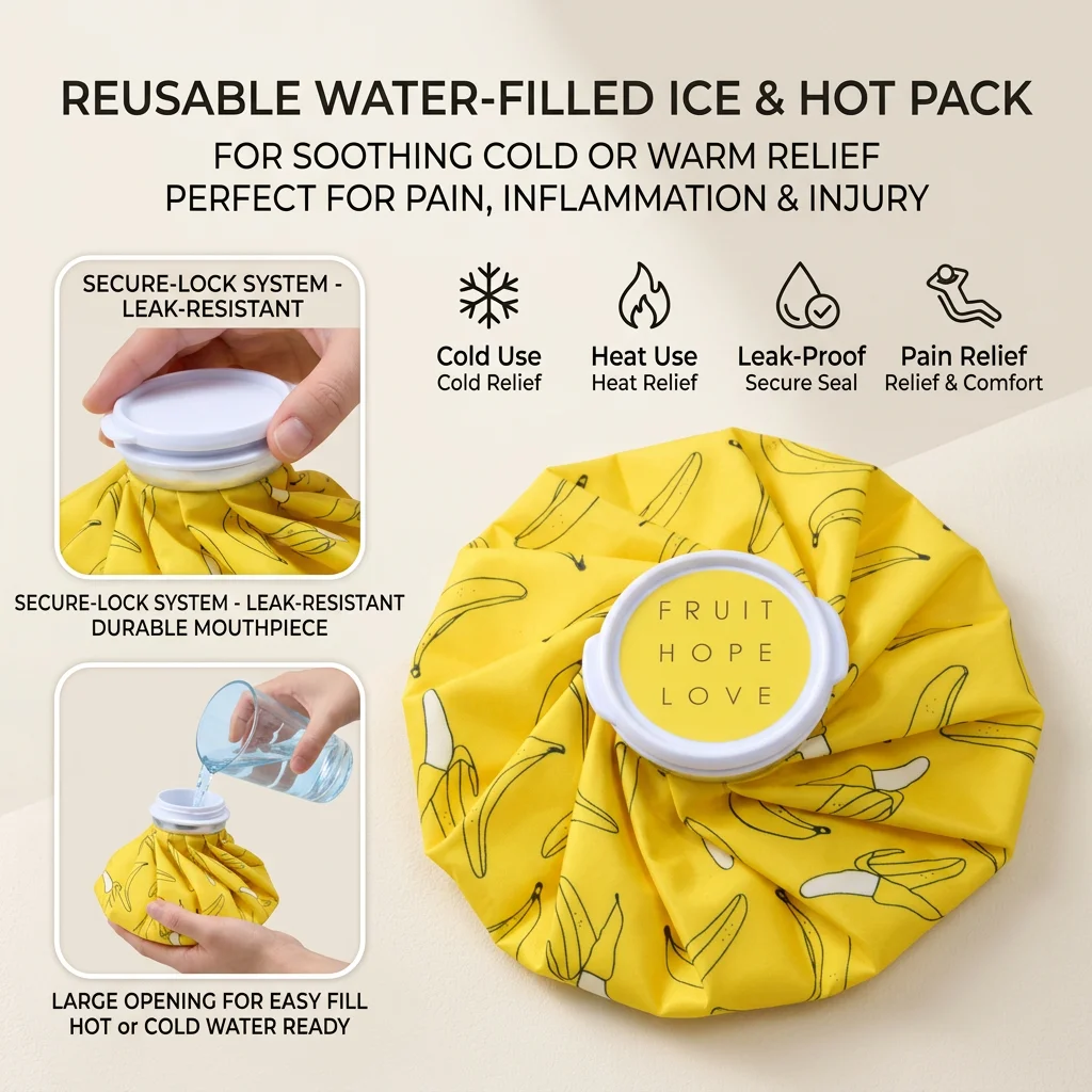 Cartoon Cold And Hot Multi-Purpose Physical Therapy Bag, Home Ice Bag, Student Dormitory Cooling Cold And Hot Compress Bag