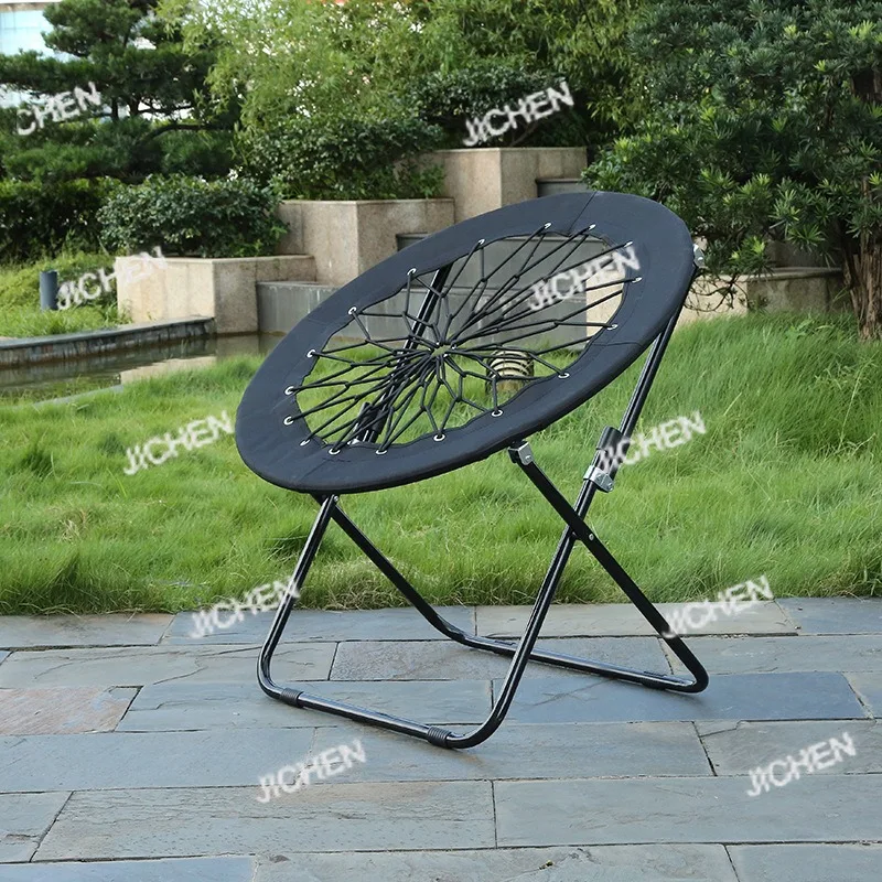 

Портативный складной стул для улицы, пружинный стул, ленивый стул, маленький табурет для кемпинга, рыбалки, кемпинга, ткань Оксфорд, резинка