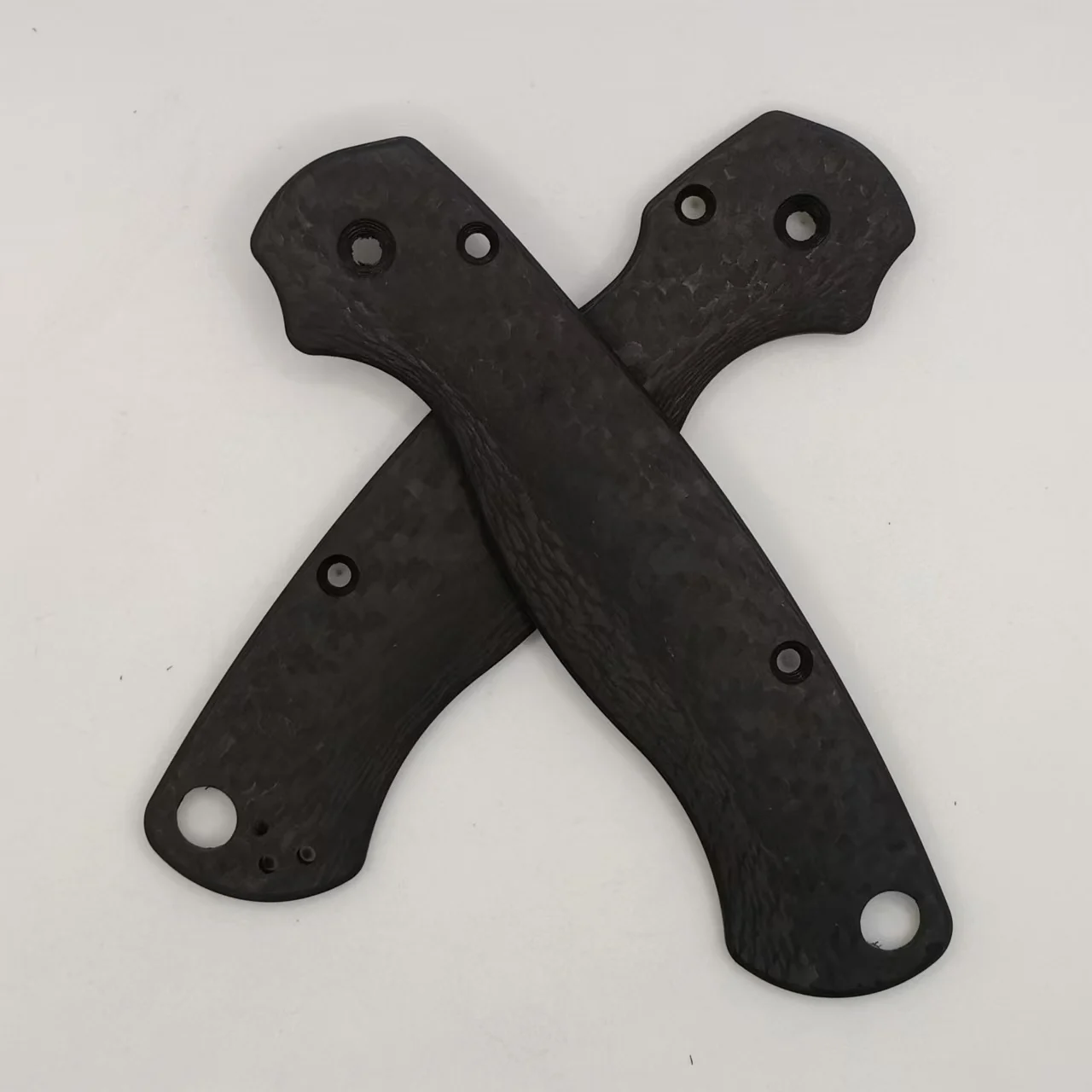 1 Pair 3k Carbon Fiber Grip Handle Scales for Spyderco Paramilitary 2 Para2 C81