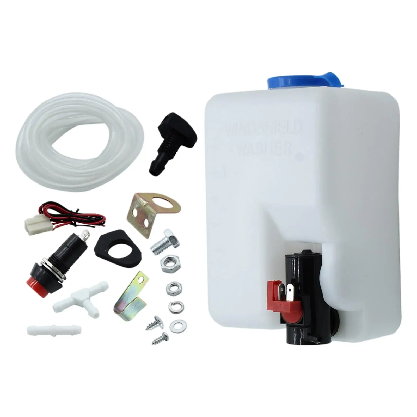 Windshield Washer Reservoir Wiper Watering Can Clean Tank Fits for Trailer