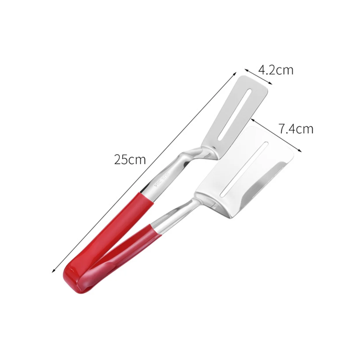 

NEW Multipurpose Heat Thermotolerant Shovel Barbecue Clip with Non-Slip Silicone Handle for Grilling, Cooking, and Serving