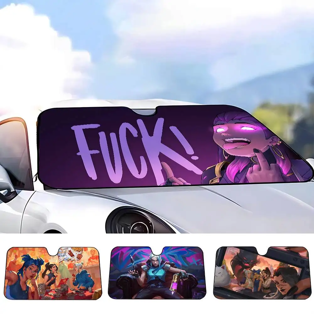 

Прохладный автомобильный солнцезащитный козырек A-VALORANT-W, автомобильные солнцезащитные чехлы, универсальный складной козырек на ветровое стекло