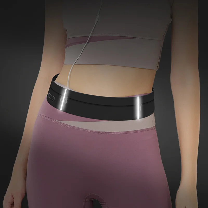 Unisex Running Belt Waist Bag Women Men Sport Fanny Pack Can Hold  Water Bottle 550ml Phone Pouch Jogging Gym Bags Hydration Run