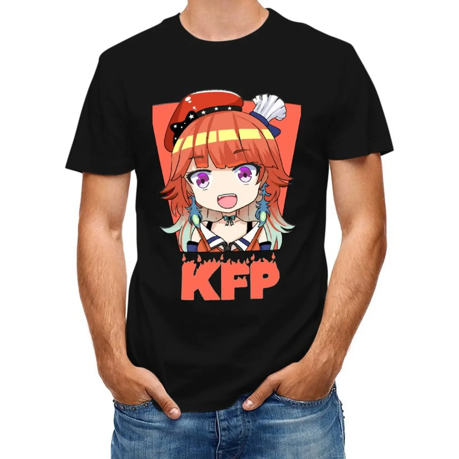 Nuevo modelo de moda y innovador Hololive EN - Takanashi Kiara KFP Kiara Fried Phoenix versión Original camiseta sublime