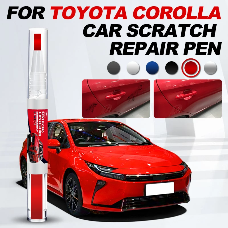 

Автомобильные инструменты и аксессуары для Toyota Corolla: Карандаш для ремонта лакокрасочного покрытия, средство для удаления царапин, DIY аксессуары для авто, белый 070 089 серебристый