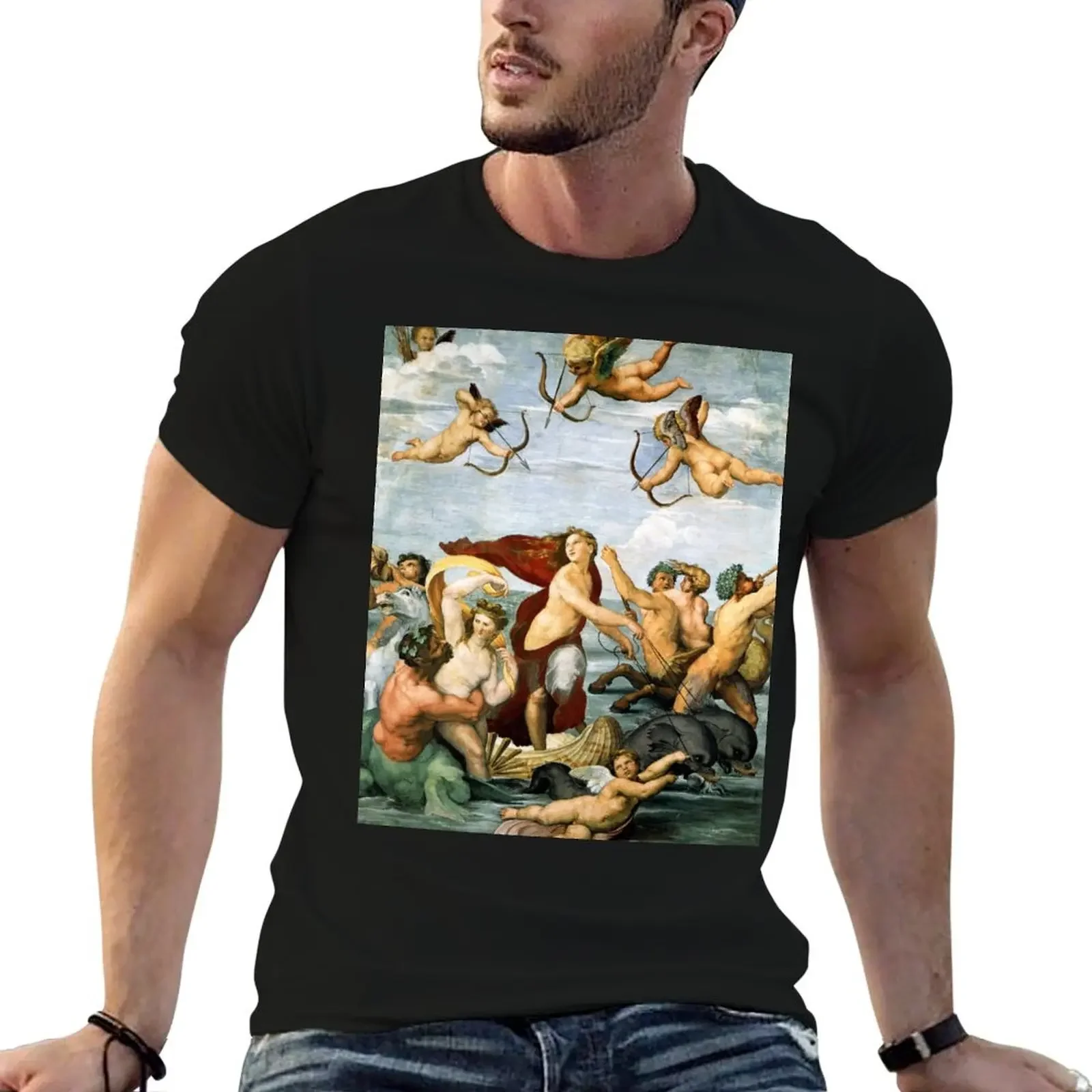 Raffaello Sanzio da Urbino Galatea, 1512 T-Shirt summer top valentines clothes shirts graphic tee men