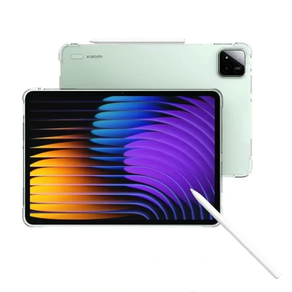 Подушки безопасности из мягкого ТПУ для Xiaomi Pad 7, прозрачный чехол, силиконовый чехол для планшета для Xiaomi Pad 7 Pro Mi Pad 7 Pro, чехол 11,2 дюйма