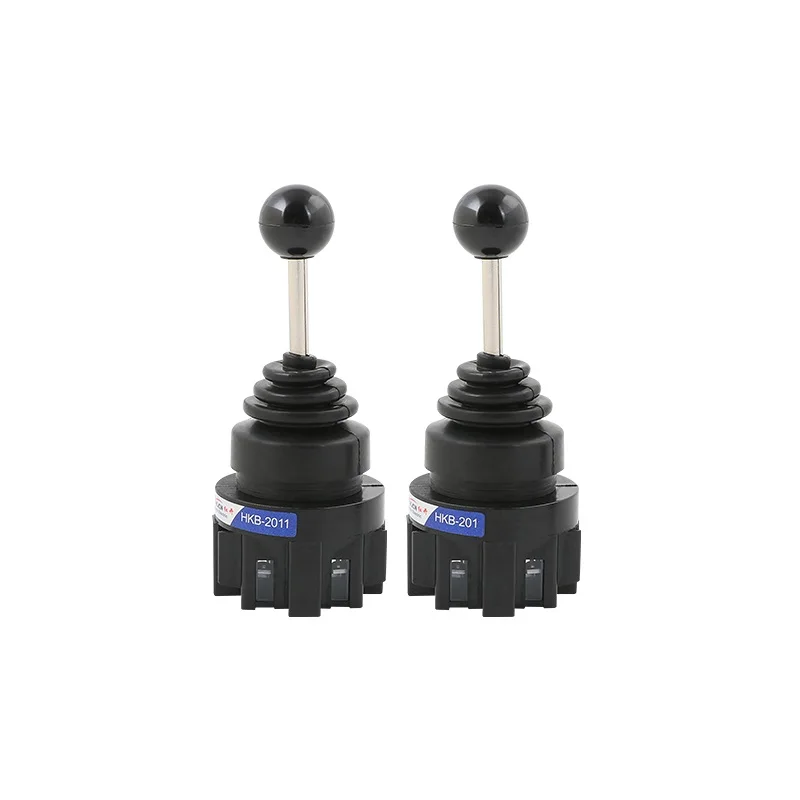 30mm Master Monolever Joystick Switches 2 Way Self Locking Latching Reset Momentary Toggle Cross Rocker Switches HKB-201 2011