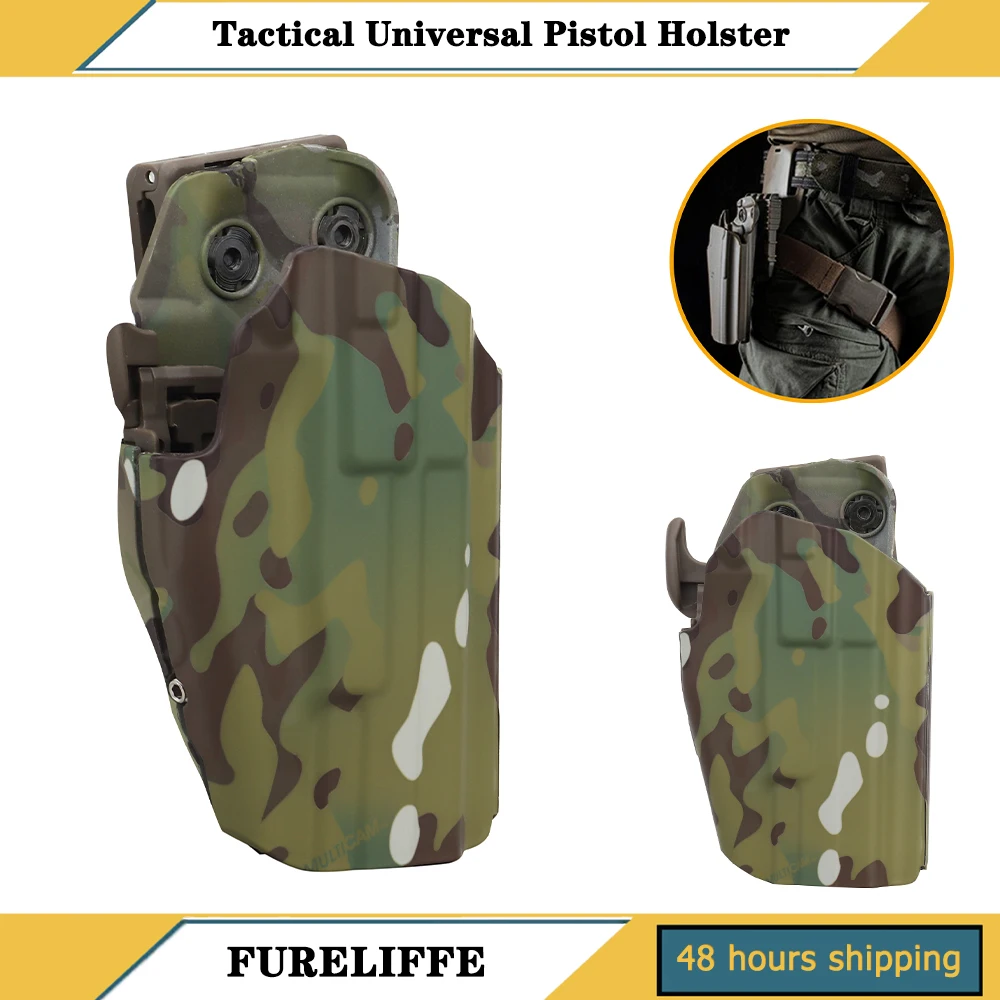 Universal Holster Quick Release Right Hand for GLOCK 17,20,21,22.GRAND POWER 45,P1,P11,P40.H&K 45.H&K VP40.SIG P225 (NO RAIL)9mm