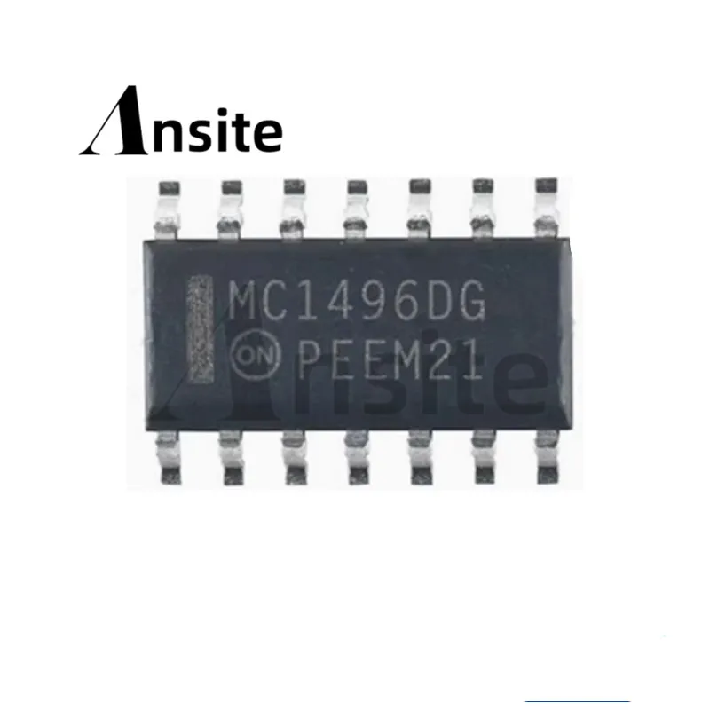 10 قطع لكل مجموعة. علامة تجارية جديدة بنسبة 100%. MC1496DR2G وMC1496DG رقائق المعدل/المزيل المتوازن الأصلي في التركيب السطحي SOP14