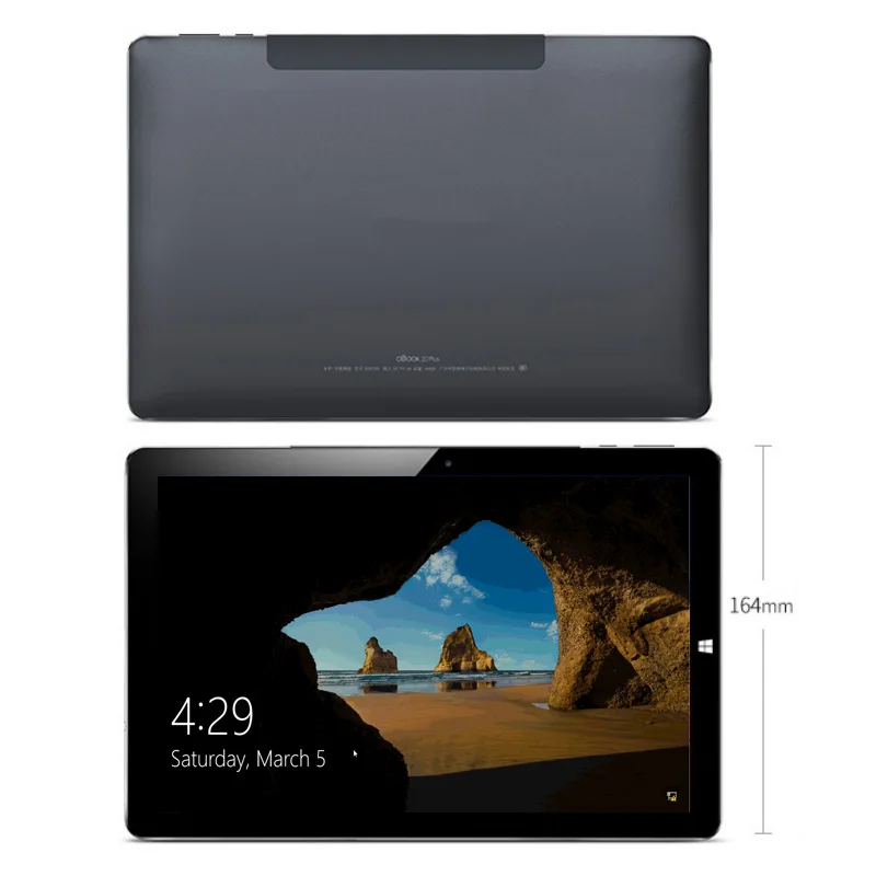 OBook20 Tablet PC Windows 10 de 10.1 polegadas, 4GB RAM, 64GB ROM, 1920x1200 IPS, Intel Trail X5 Z8300 Quad Core de 64 bits, 5000mAh