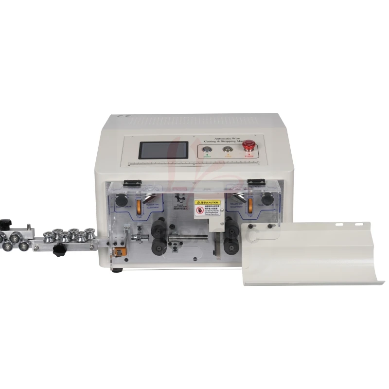 LY جديد 500 واط SWT-608-MAX1-4S التلقائي 4 عجلات محرك تقشير سلك متجرد تجريد آلة القطع 0.2 إلى 25mm2 220 فولت 110 فولت