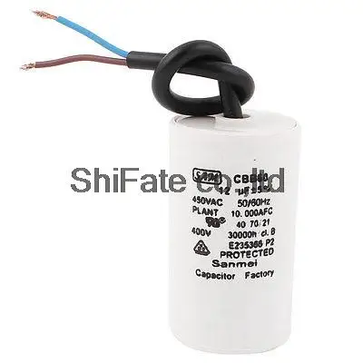 

CBB60 AC 450V 12uF Cylinder Shape Motor Run Capacitor