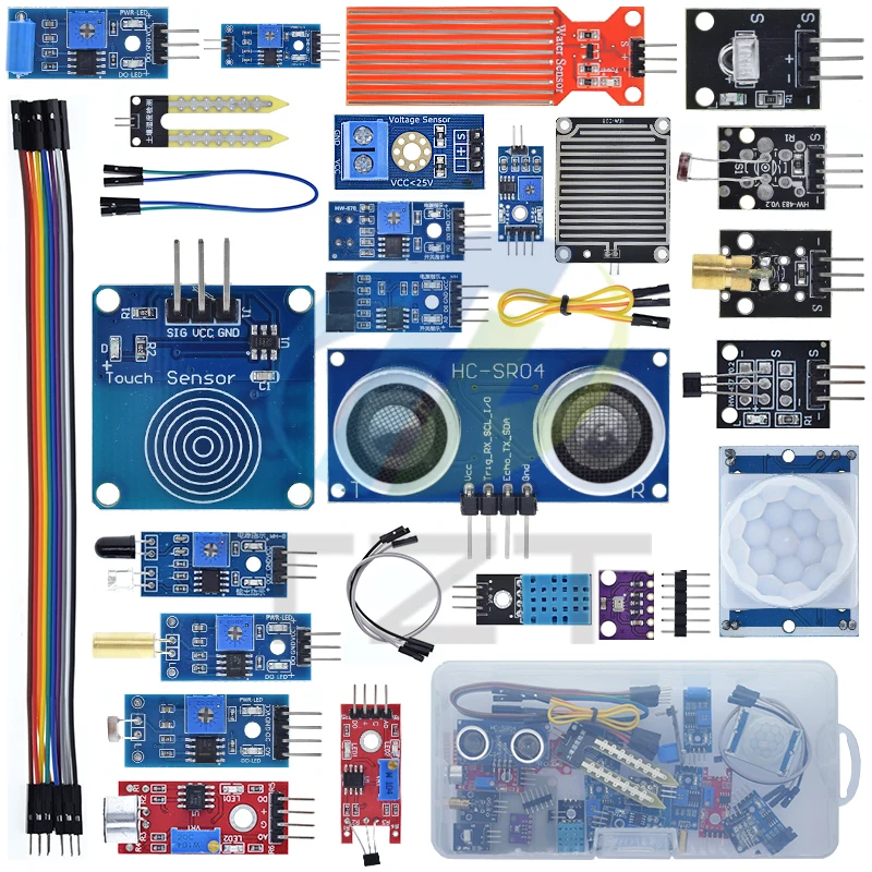 Imagem -03 - Kits Módulo Sensor para Arduino Raspberry pi Iot Iniciante Aprendizagem Starter Kit Tzt22-in1