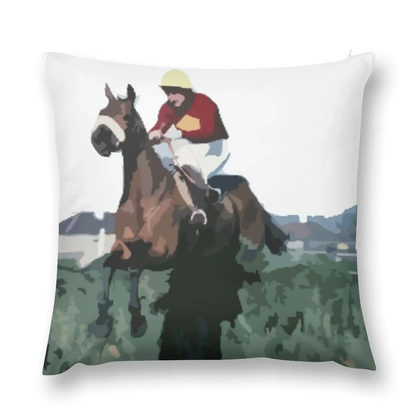 

Red Rum Grand National Throw Pillow Luxury Living Room Decorative Cushions Pillowcases Cushion Covers Sofa pillow