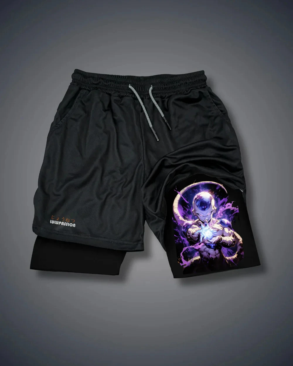 2025 Dragon Ball GT Pantalones cortos Diseño oficial de Goku Y2K de secado rápido, perfecto para cosplay, gimnasio y moda urbana