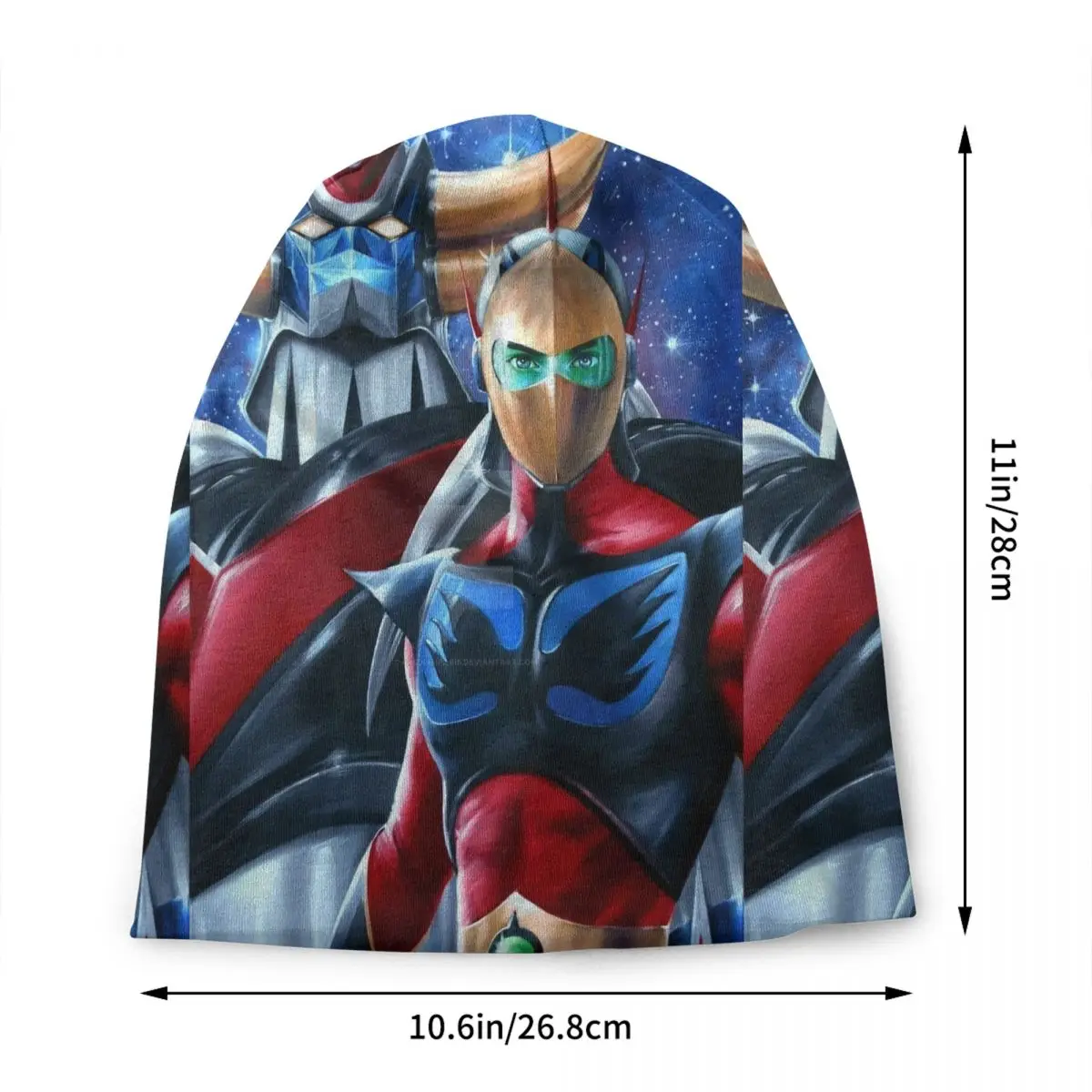 Goldorak Grendizer Actarus Bonnet Hat Knitted Hat Men Women Cool Unisex UFO Robot Goldrake Winter Warm Skullies Beanies Caps