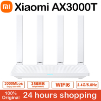 Xiaomi Router AX3000T WiFi6 Mesh Dual WAN 2.4/5GHz Signal Network 3000Mbs Qualcomm CPU Repeater Amplifier NFC touch Miwifi ROM