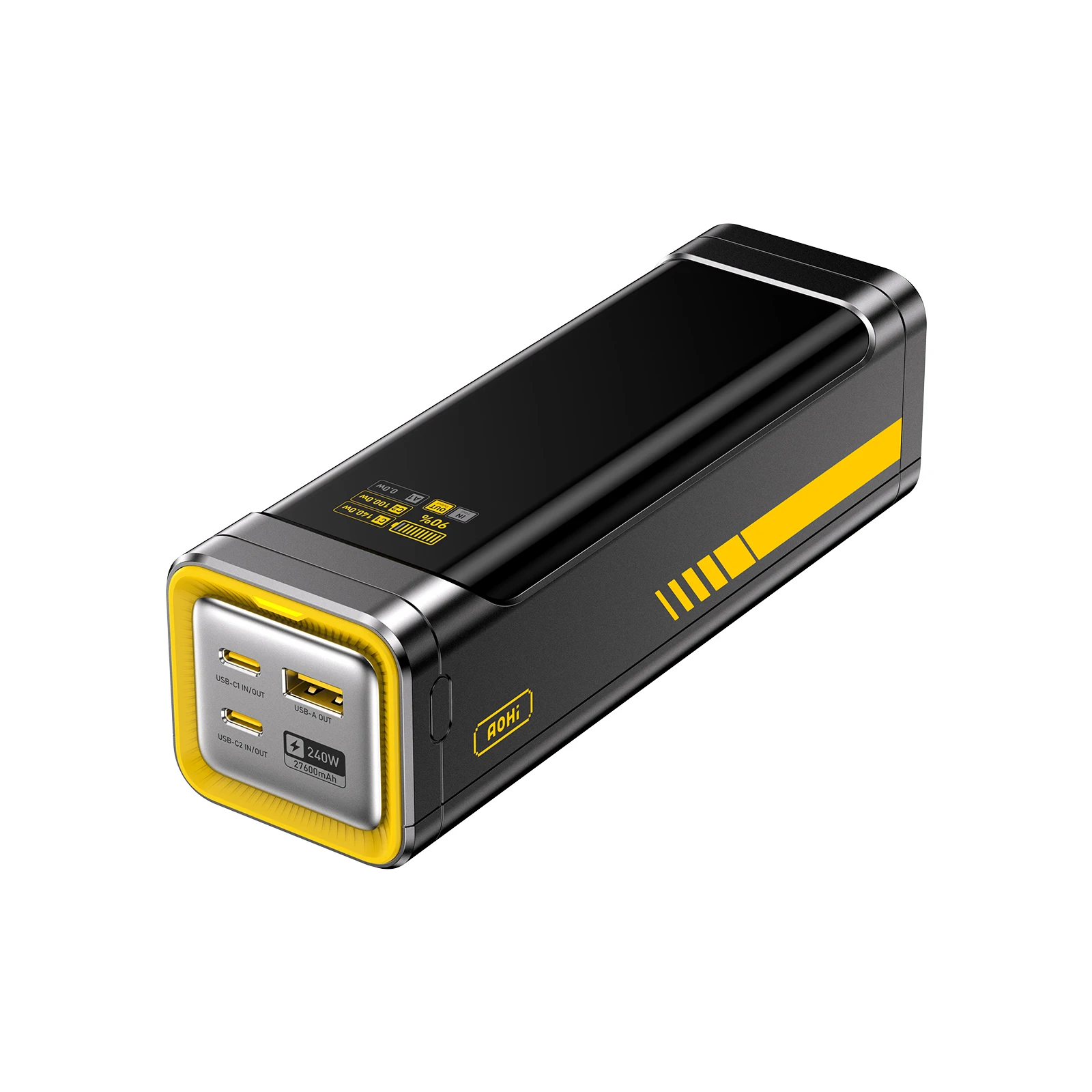 AOHI The Future Starship 240W Power Bank 27600mAh PD 3.1 140W Max Portable PowerBank for Laptop PD Fast Charging for iPhone