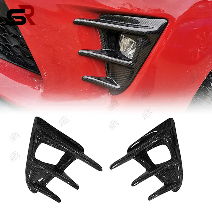 

For Toyota GT86 2017- IN Carbon Fiber Front Fog Light Cover Decorative Kit Modification Accessories Car Accessories