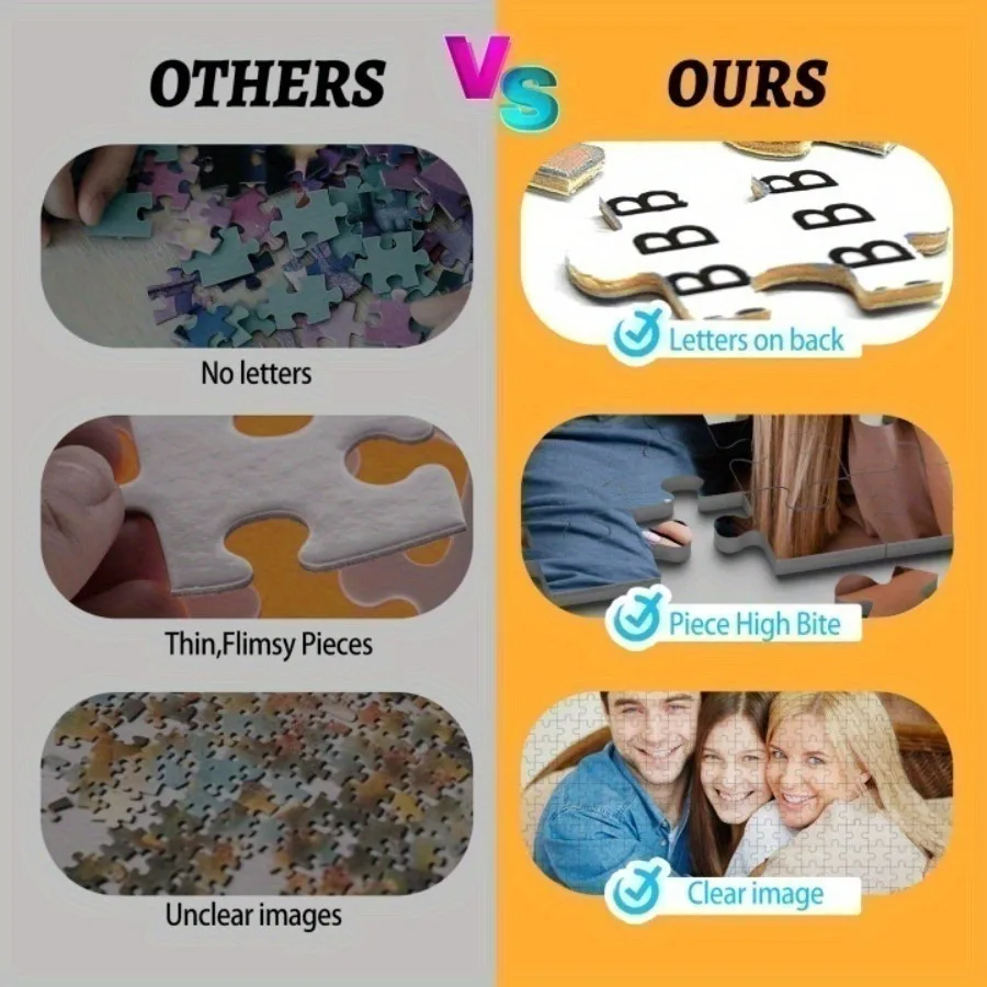 300、500、または1000ピースの大人向けパズル - 熱気球 - ゲームの夜のための挑戦的なパズル